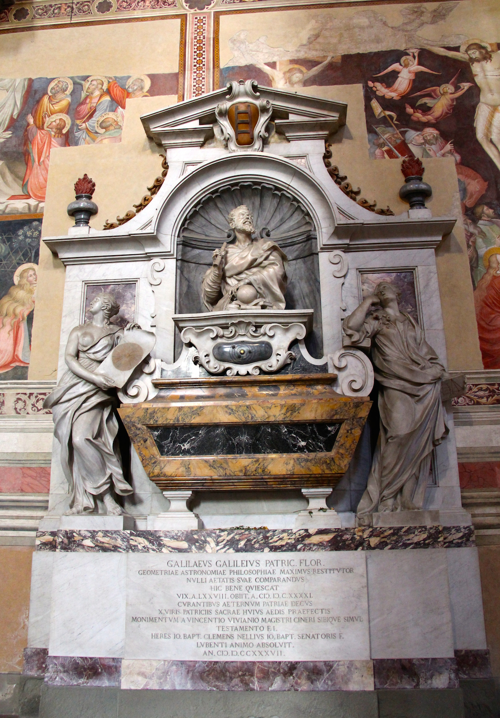 Guide Florence-19 Basilica di Santa Croce Tombe Galilée